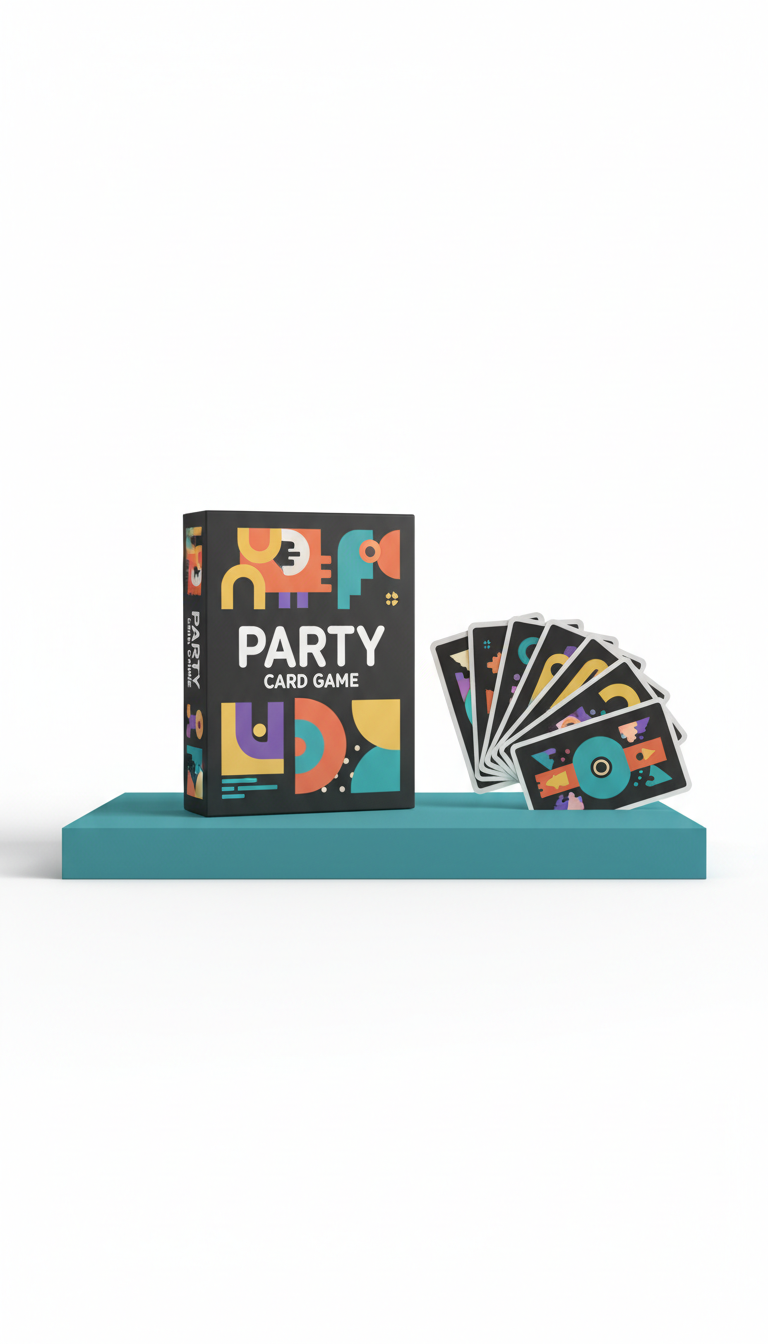 Kartenspiel Hauptedition mit Illustrationen