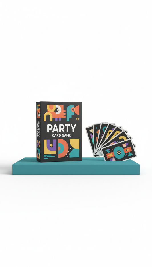 Kartenspiel Hauptedition mit Illustrationen